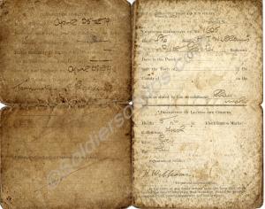 Character Certificate on Discharge. 1625 Private H