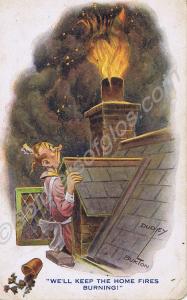 Postcard sent by his father to  16720 Private Albe