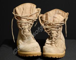 Canvas desert boots size 9.  Royal Gloucestershire