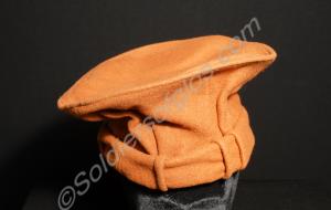 Afghan brown hat called Pakol or Sawati Pakol.