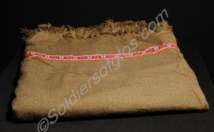 Blanket bought back froom Afghanistan. Brown with