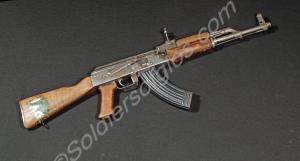 Kalashnikov AK 47 7.62 with magazine and wooden st