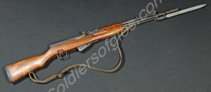 Russian SKS carbine with folding bayonet and sling