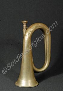 Presentation silver gilt bugle by Potter of London