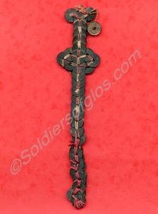 Cross made by P.O.W. of  Japanese coins. 1941-1945