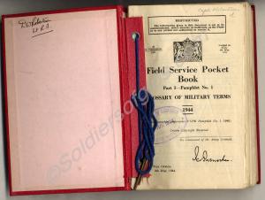 Field Service Pocket Book. 1944.