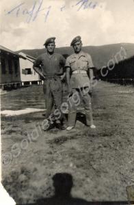 2991909 Corporal Richard Kitching with "Taffy". Gl