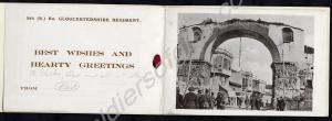 Greetings card. Sent to his family by 28089 Privat