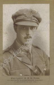 2nd Lieutenant Gwilliam Emmanuel Henry Ross. 8th B
