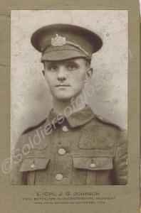 2588 Lance-Corporal James Gilbert Johnson. 1/5th B