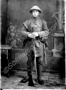 18574 Private John Henry Woowat, 13th Battalion, T