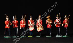 A collection of 144 model soldiers of the Gloucest