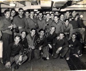 Glosters aboard the Windrush, bound for Korea.  22