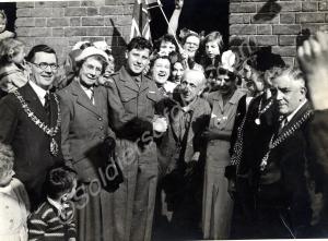 Welcome home party for 22332706 Private Albert J.
