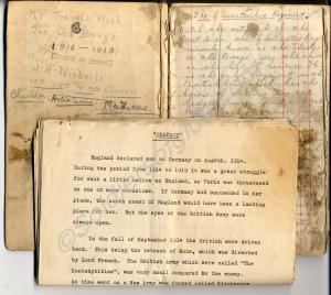 "My Travels with The Old Braggs 1916-1919."  Memoi