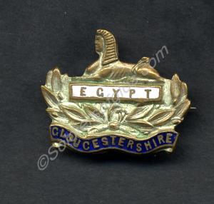 Lapel pin.  Gloucestershire Regiment.