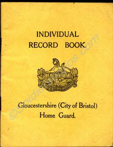 Individual shooting record book belonging to 9/145