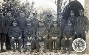 "The Bath Road 13". Group of soldiers, believed to