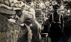 Lieutenants Frank George Basdell and John Vicary.