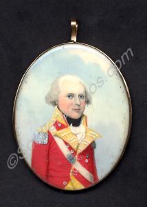 Miniature of an unidentified field officer of the