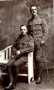 Two soldiers. 12786 Colour Sergeant David Voyce st