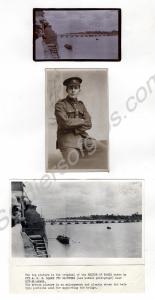 Three mounted photographs showing 30860 Private A.