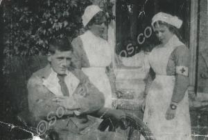 266125 Private William Guy in hospital blues. 2/6t