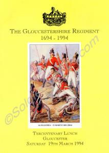 The Gloucestershire Regiment Tercentenary Lunch pr