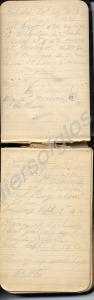 Notebook diary belonging to  68516 Private Reginal