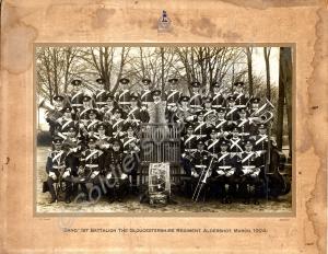 Band. 1st Battalion, The Gloucestershire Regiment.