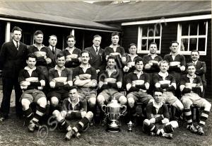 Rugby team, winners of the Army Rugby Challenge Cu