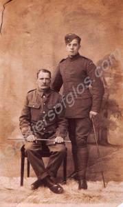 2603 Private David Palmer, seated. Taken shortly a