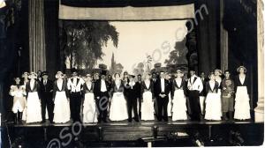 Concert party.  1st Battalion, The Gloucestershire