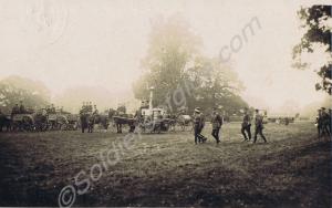 Field kitchen. Postcard sent to his mother from 23