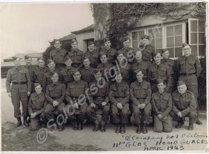 No. 9 Platoon, "Q" Company, 11th Battalion, Glouce