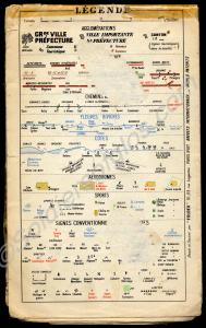 Road map of north-eastern France belonging to Lieu