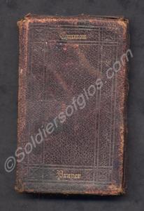 Book of Common Prayer. Belonged to Lieutenant Lesl