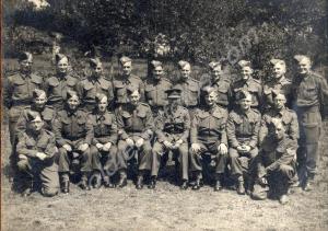 447 Battery Commanding Officer and senior N.C.O.s