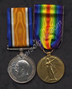 Group of two medals; British War Medal and Allied