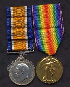 Group of two medals; British War Medal and Allied