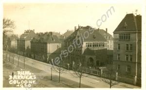 Riehl Barracks, Cologne, Germany. 1920.
