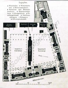 Ground plan of Riehl (Alexandria) Barracks, Cologn