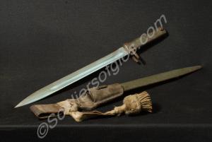 German bayonet and scabbard with non-commissioned