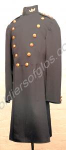 Blue frock coat belonging to Lieutenant-Colonel Ba