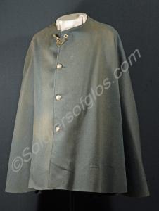 Grey cape. Worn by Lieutenant-Colonel The 7th Earl