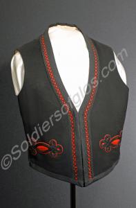 Mess waistcoat. Worn by Honorary Colonel Lord Bath