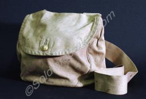 Officer's white haversack. The Gloucestershire Reg