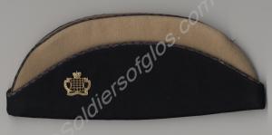 Officer's side or Torin cap. Royal Gloucestershire