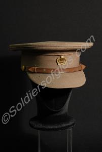 Officer's Number 2 khaki dress cap. Royal Gloucest