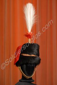 Officer's busby. Royal Gloucestershire Hussars. c.